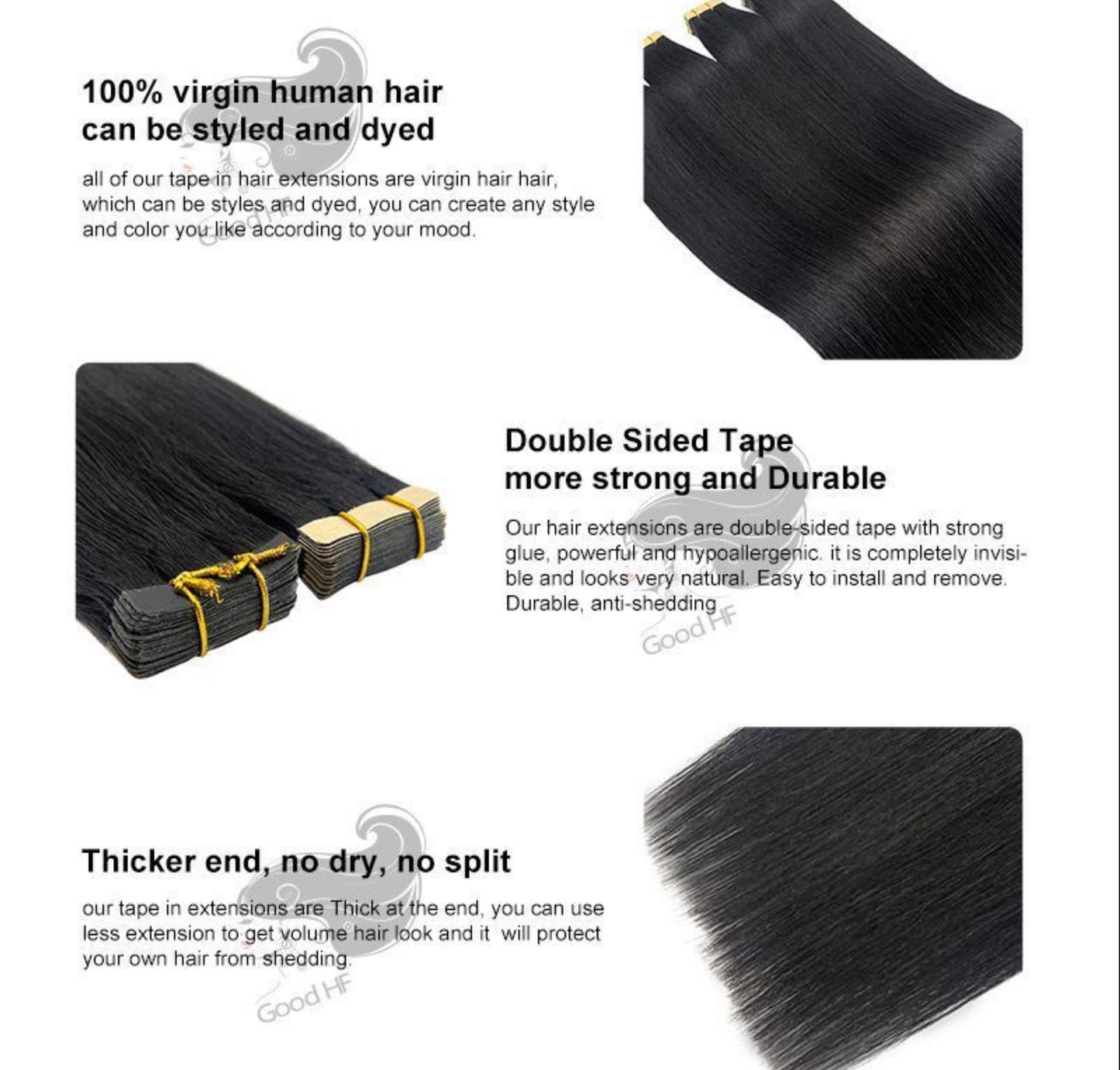 Raw Straight Tape ins